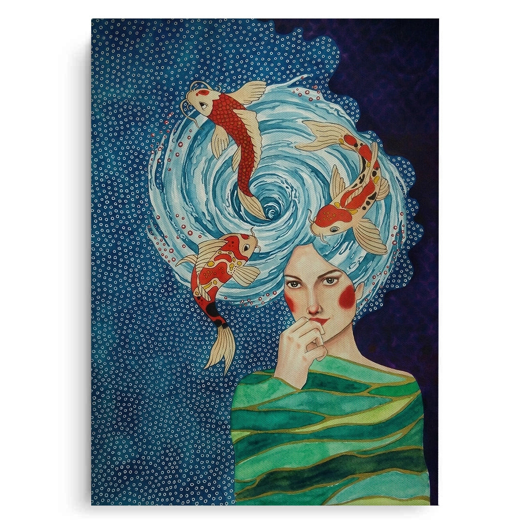 2Minds of Koi - Canvas