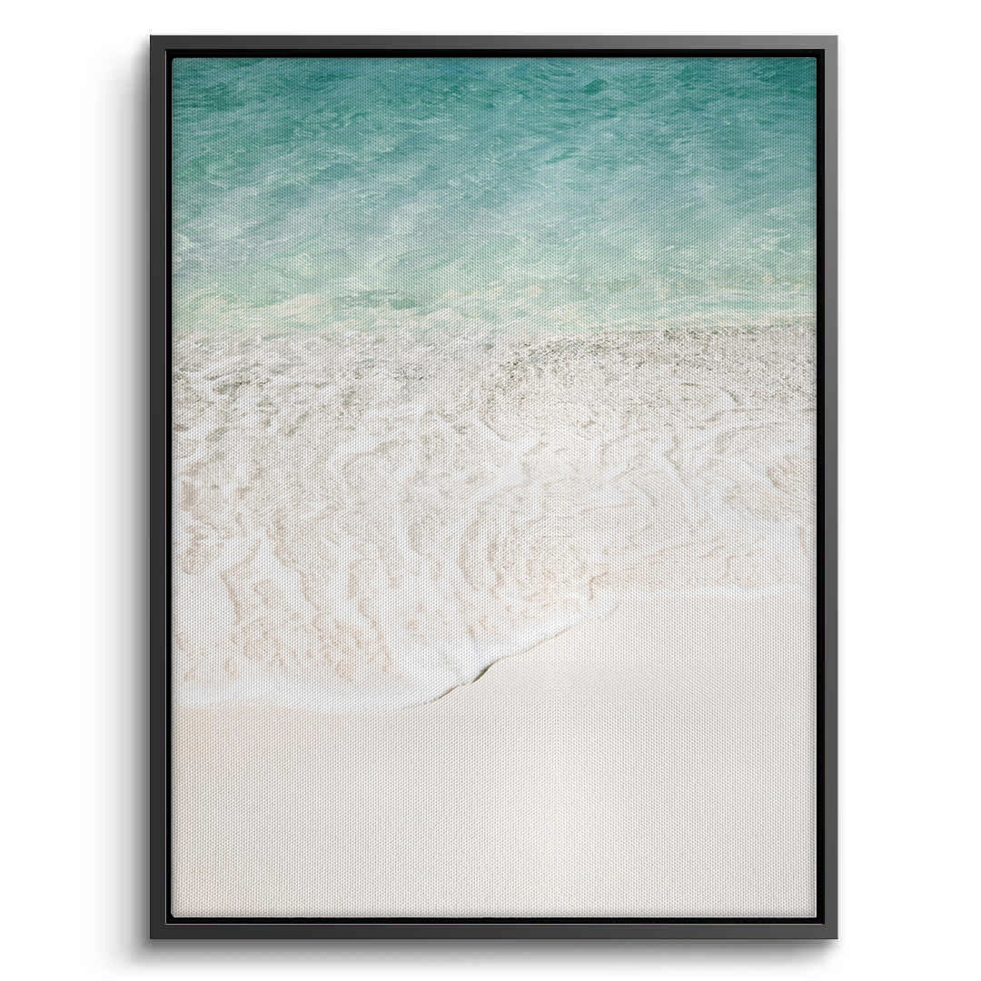 2Minimalist Aqua Seafoam - Canvas
