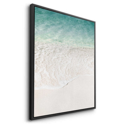 Minimalist Aqua Seafoam - Canvas