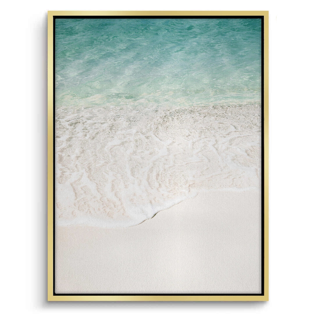 2Minimalist Aqua Seafoam - Canvas