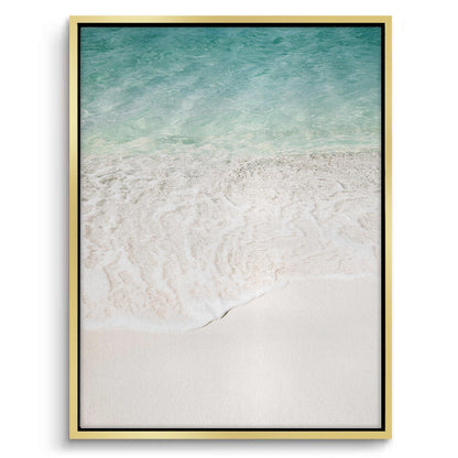 Minimalist Aqua Seafoam - Canvas