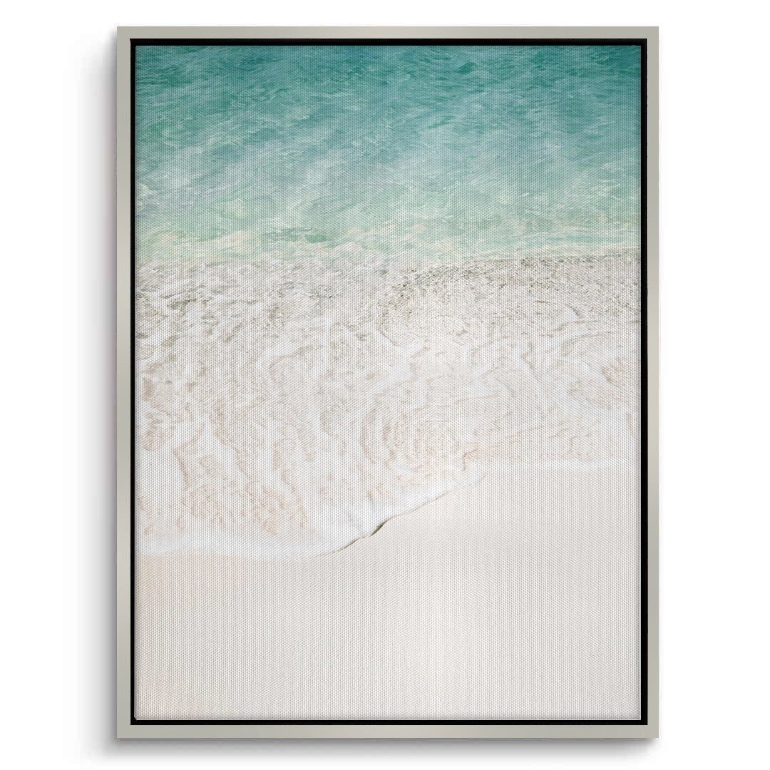 2Minimalist Aqua Seafoam - Canvas