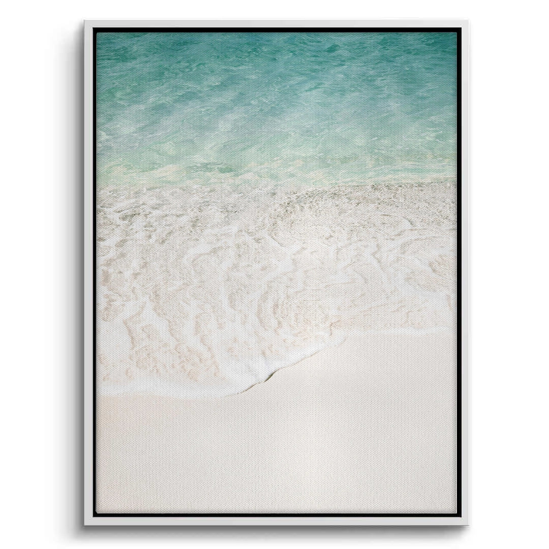 2Minimalist Aqua Seafoam - Canvas