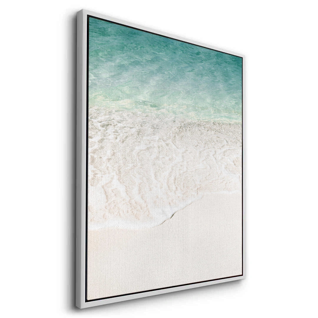 2Minimalist Aqua Seafoam - Canvas