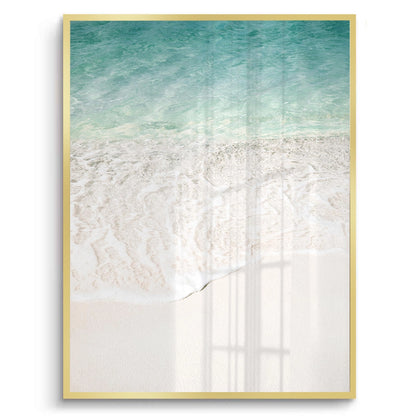 Minimalist Aqua Seafoam - Fine Art