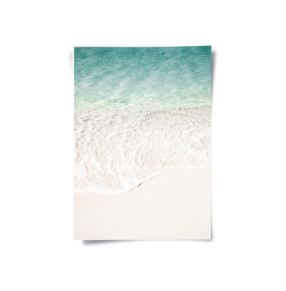 Minimalist Aqua Seafoam - Poster