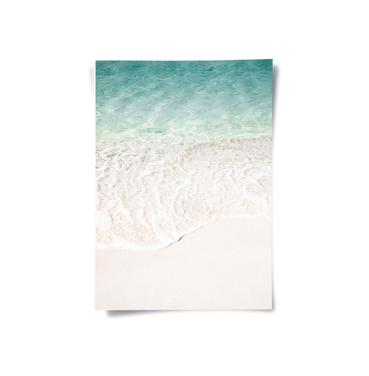 Minimalist Aqua Seafoam - Poster
