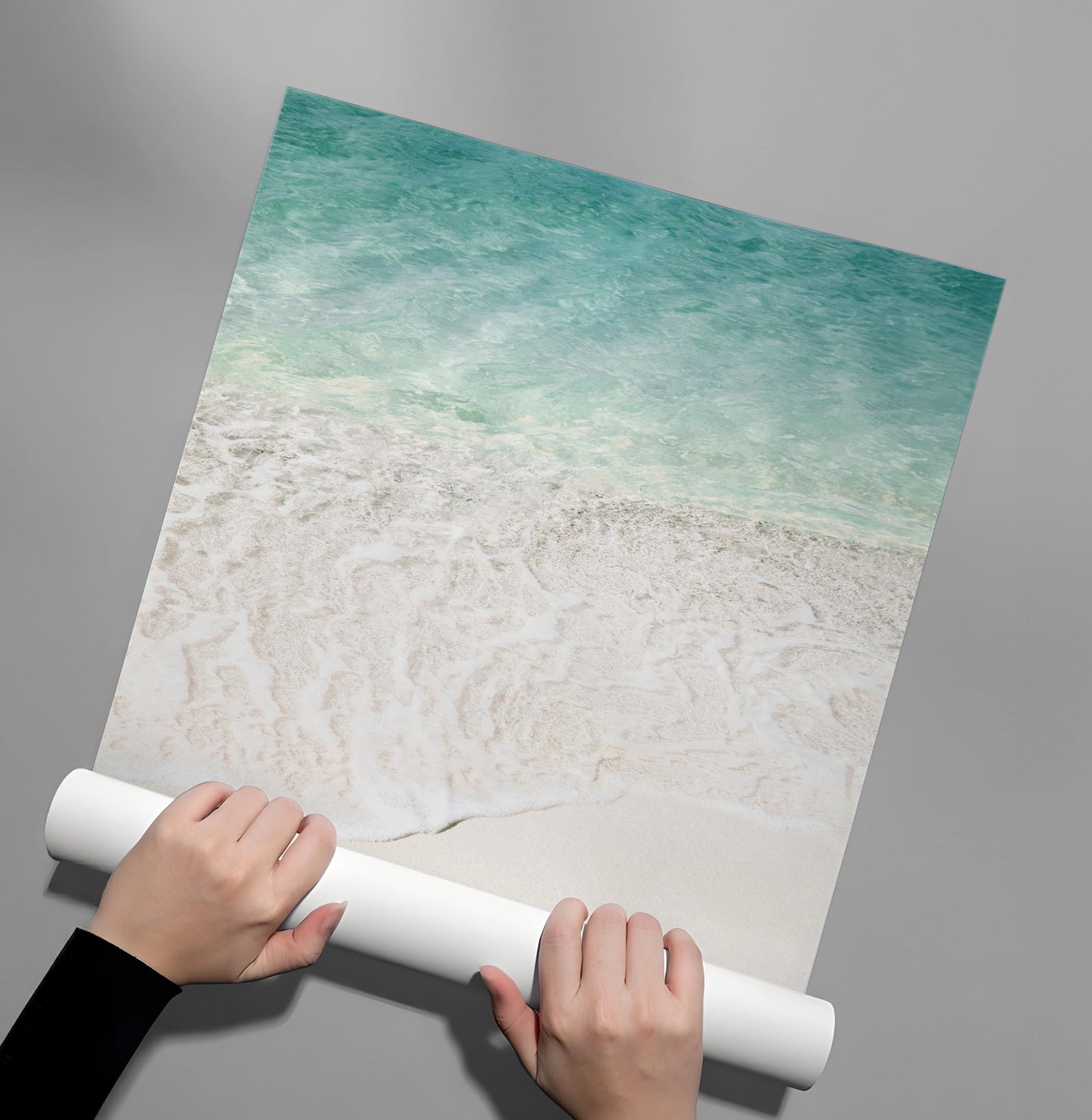 2Minimalist Aqua Seafoam - Poster