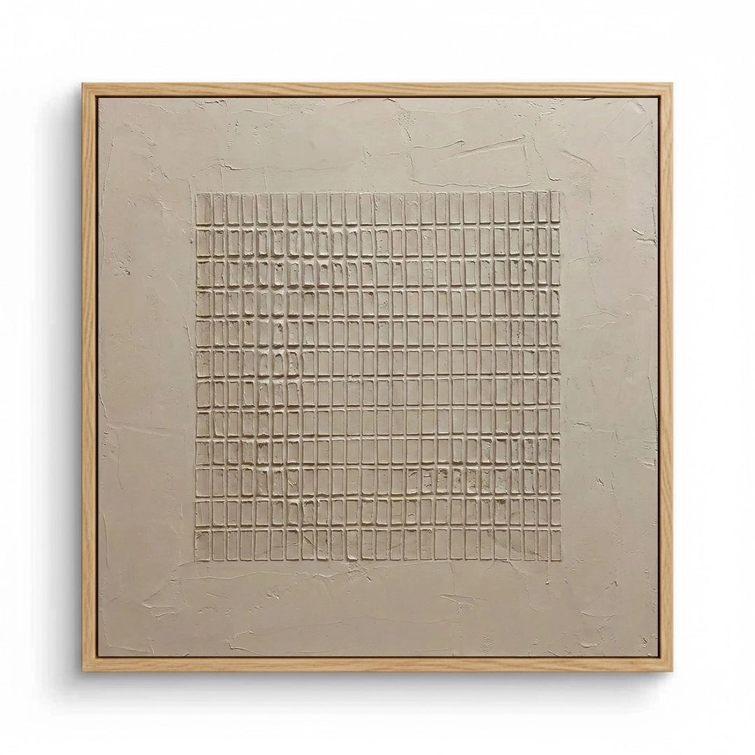 2Minimalist Beige Block Painting #MBBL440