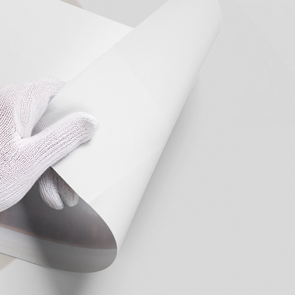 Minimalist Birds Over Misty Lake - Poster