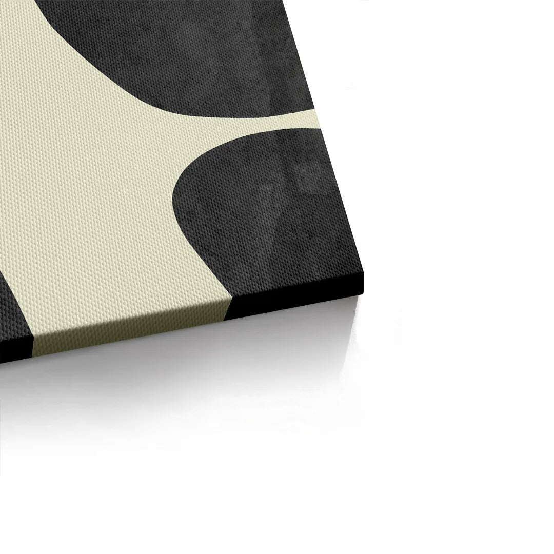 2Minimalist Black and Gold Set of 2 - Canvas