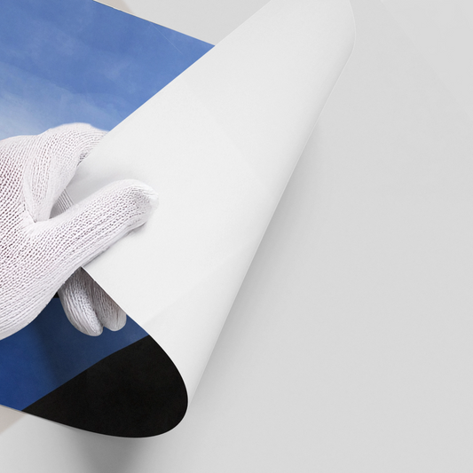 Minimalist Blue River - Poster