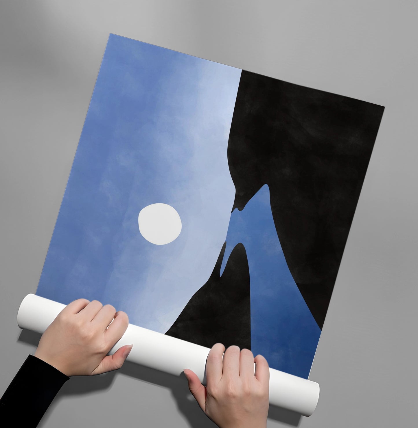 2Minimalist Blue River - Poster