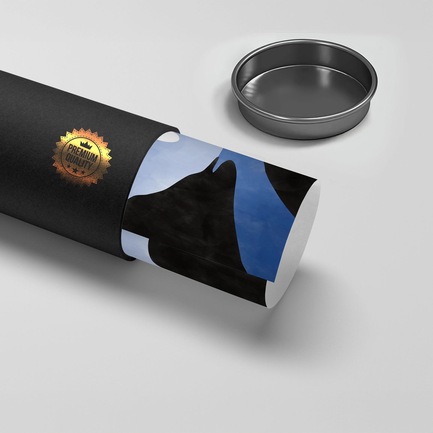 2Minimalist Blue River - Poster