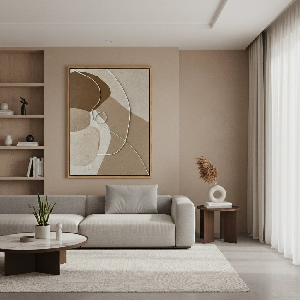 2Minimalist Boho Motif Painting #MBMO440