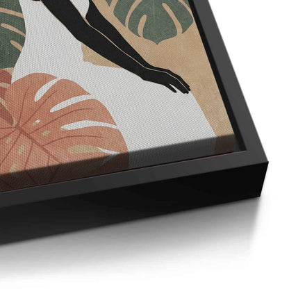 Minimalist Botanical Woman - Canvas