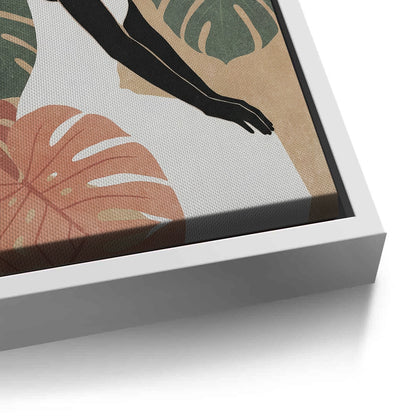 Minimalist Botanical Woman - Canvas