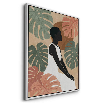 Minimalist Botanical Woman - Canvas