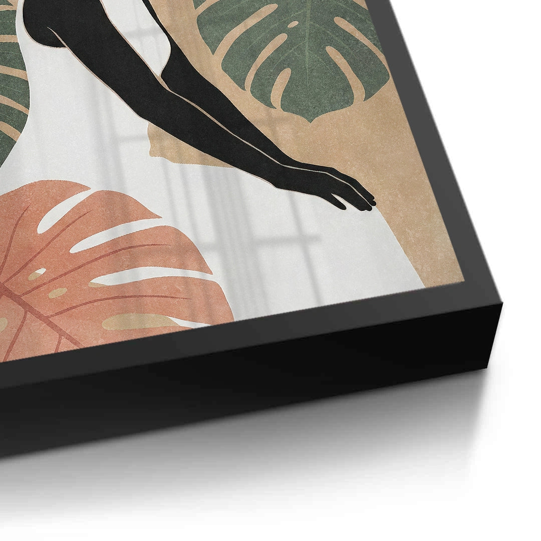 2Minimalist Botanical Woman - Fine Art