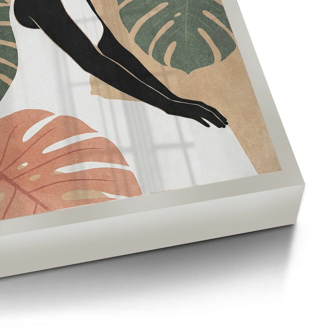 2Minimalist Botanical Woman - Fine Art