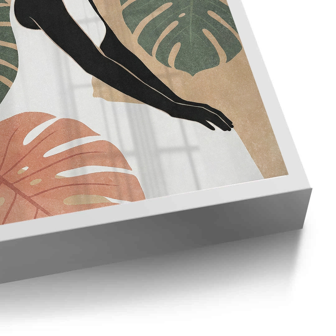 2Minimalist Botanical Woman - Fine Art