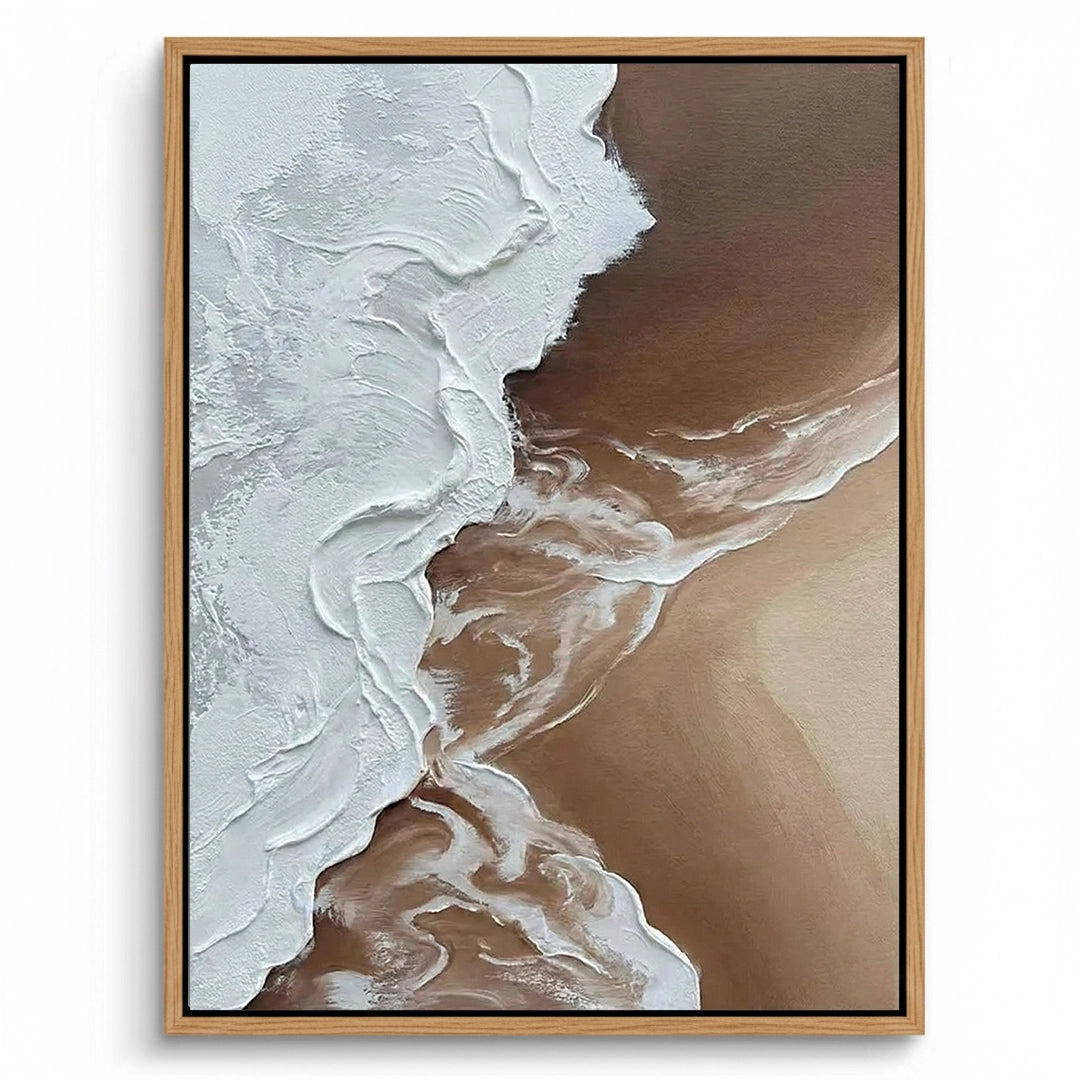2Minimalist Brown Abstract Painting #MBAB440