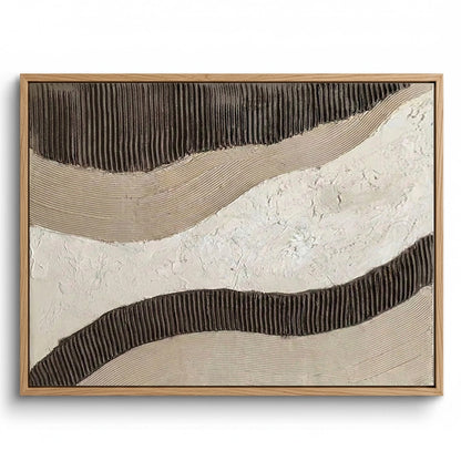 Minimalist Brown Flow Painting #MBFL440