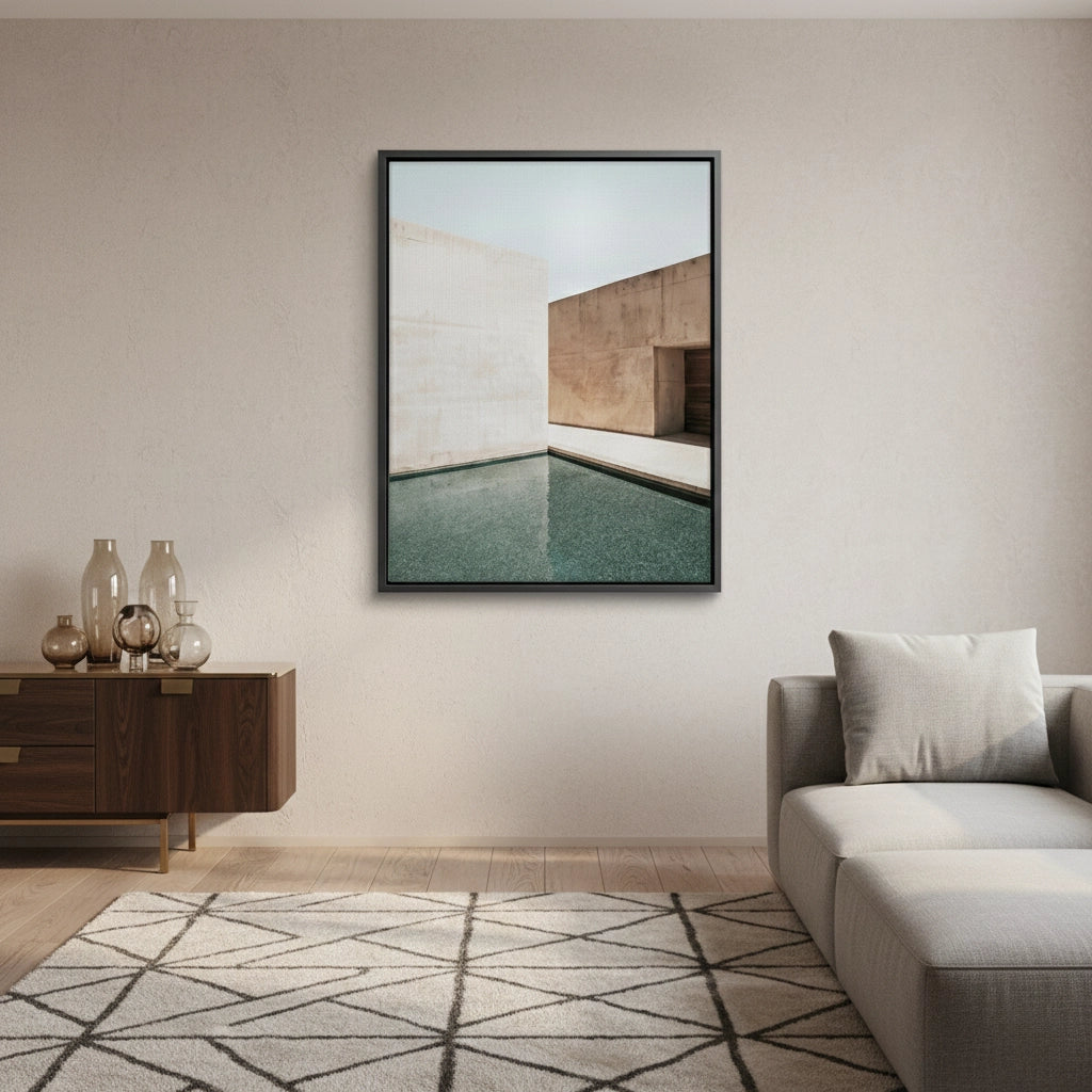 2Minimalist Brutalist - Canvas