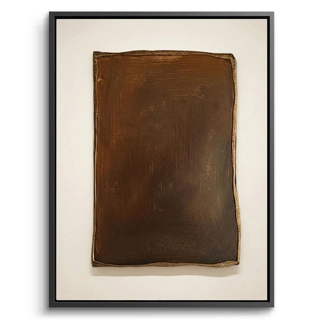 2Minimalist Burnished Abstract Painting #MBAB330