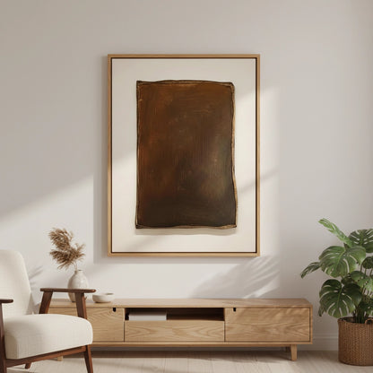 Minimalist Burnished Abstract Painting #MBAB330