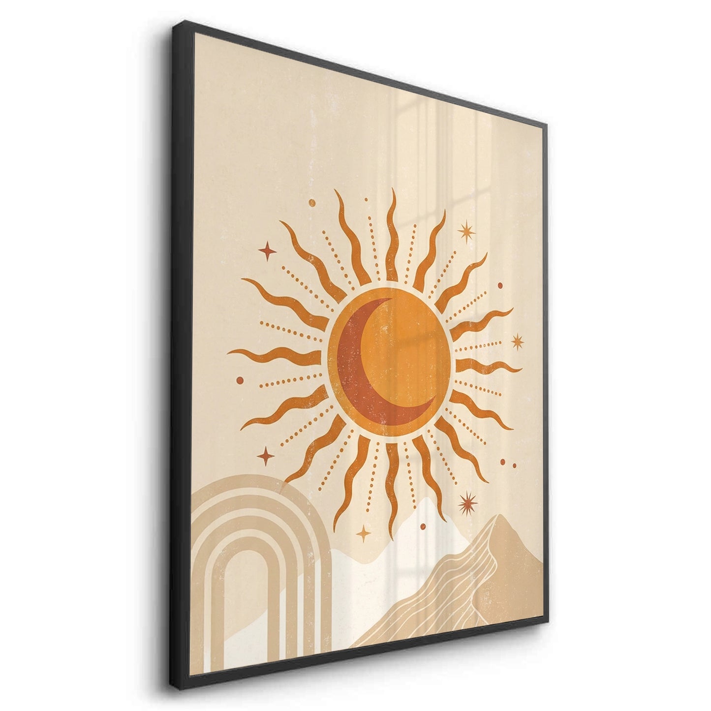 2Minimalist Celestial Sun & Arch - Fine Art