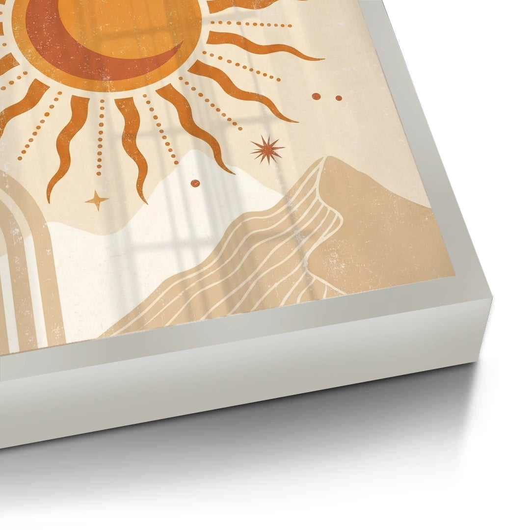 2Minimalist Celestial Sun & Arch - Fine Art