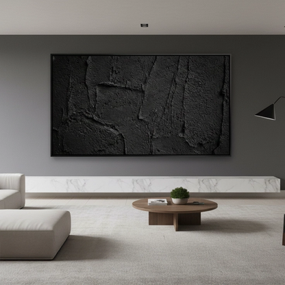 Minimalist Charcoal Stroke Painting #MCST220