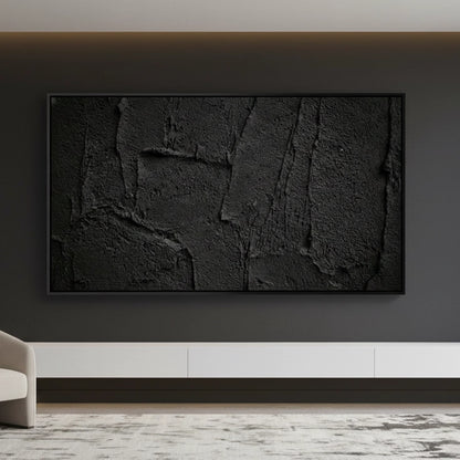 Minimalist Charcoal Stroke Painting #MCST220