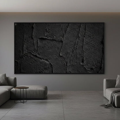 Minimalist Charcoal Stroke Painting #MCST220