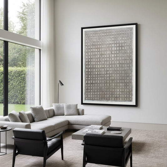Minimalist Concrete Pattern Painting #MCPA440