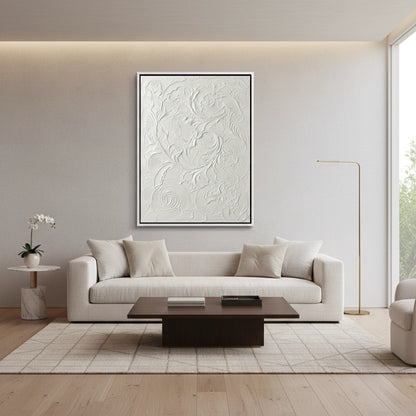 Minimalist Cream Garden Painting #MCGA440