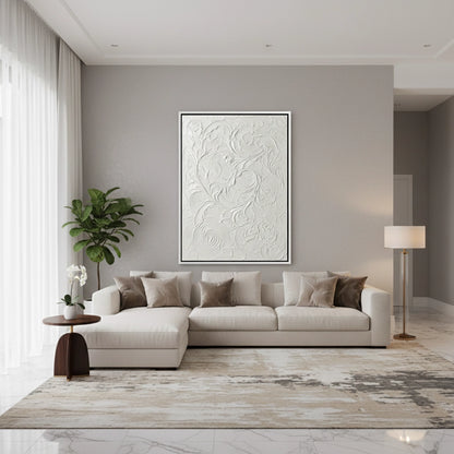 Minimalist Cream Garden Painting #MCGA440