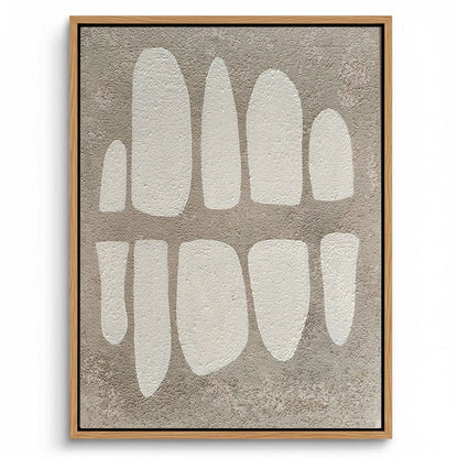 Minimalist Cream Pillar Painting #MCPI440