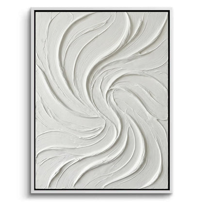 Minimalist Cream Wave Painting #MCWA440