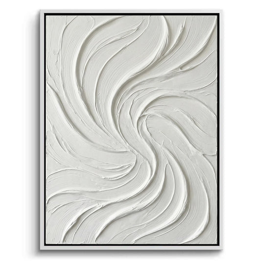 Minimalist Cream Wave Painting #MCWA440