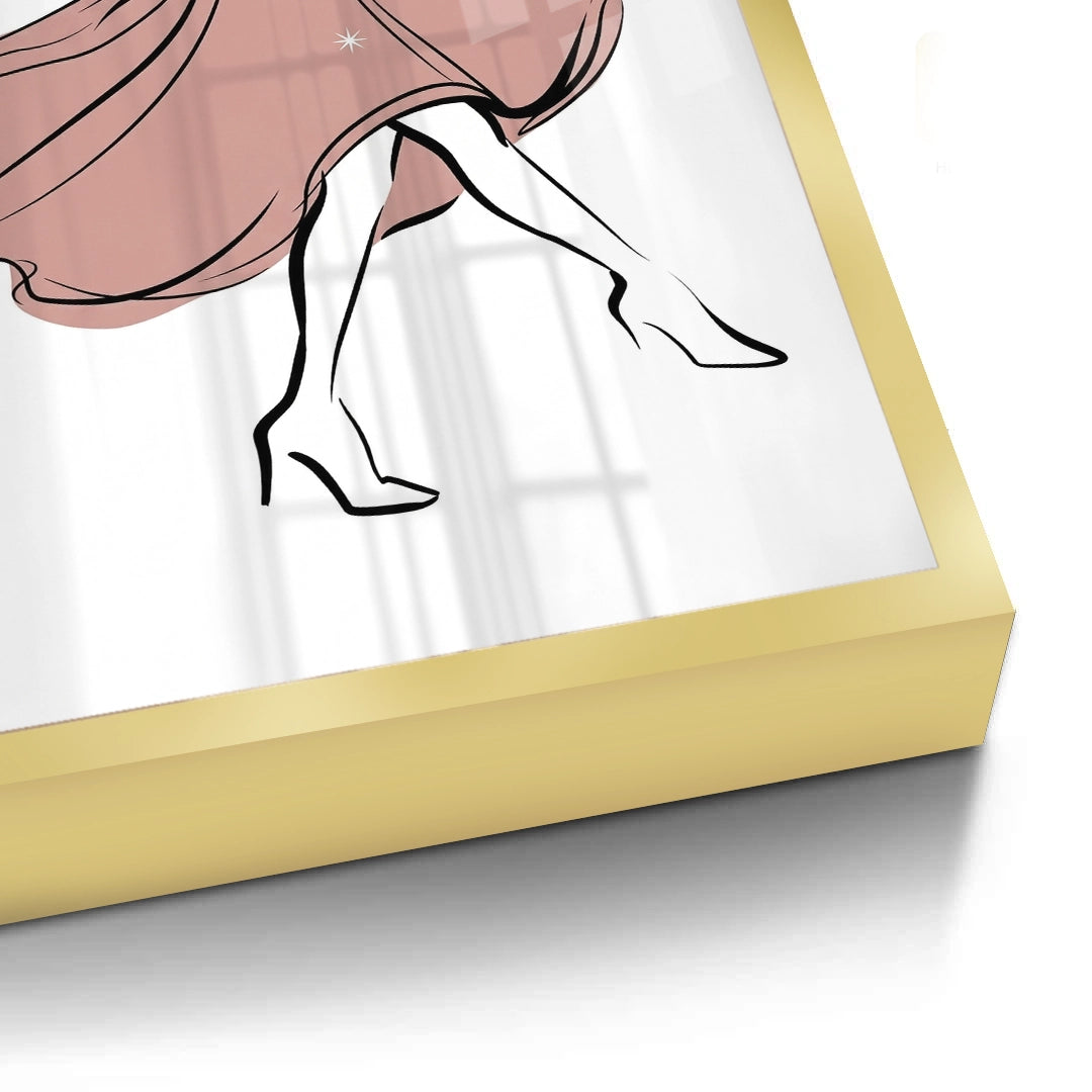 2Minimalist Dancing Woman - Fine Art