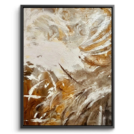 Minimalist Earthy Flow Painting #MEFL440