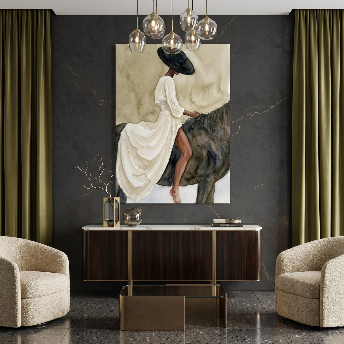 Minimalist Equestrian - Canvas