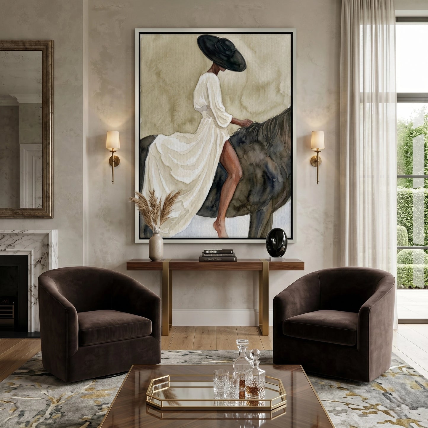2Minimalist Equestrian - Canvas