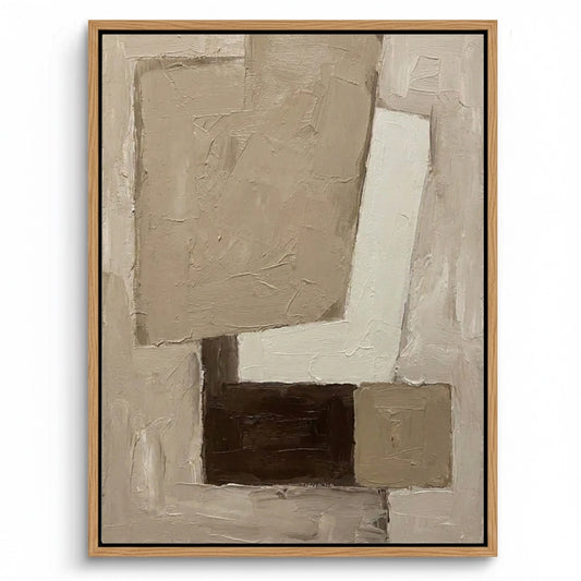 Minimalist Espresso Abstract Painting #MEAB330