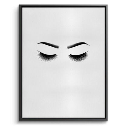 Minimalist Eyelashes - Canvas