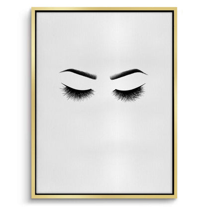 Minimalist Eyelashes - Canvas