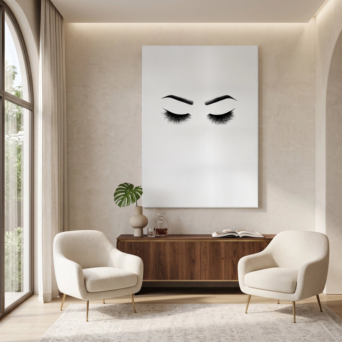 2Minimalist Eyelashes - Canvas