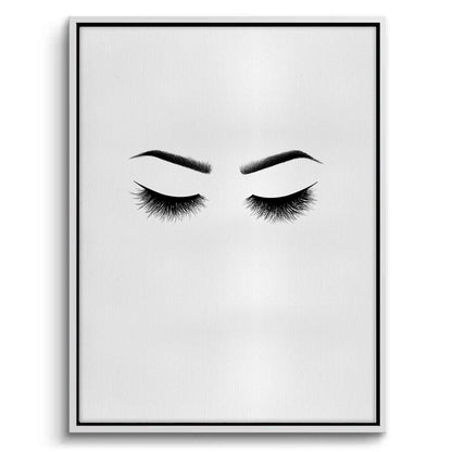 Minimalist Eyelashes - Canvas